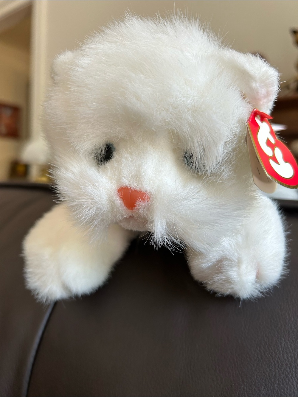 Ty ANGEL White Plush Kitten 1997